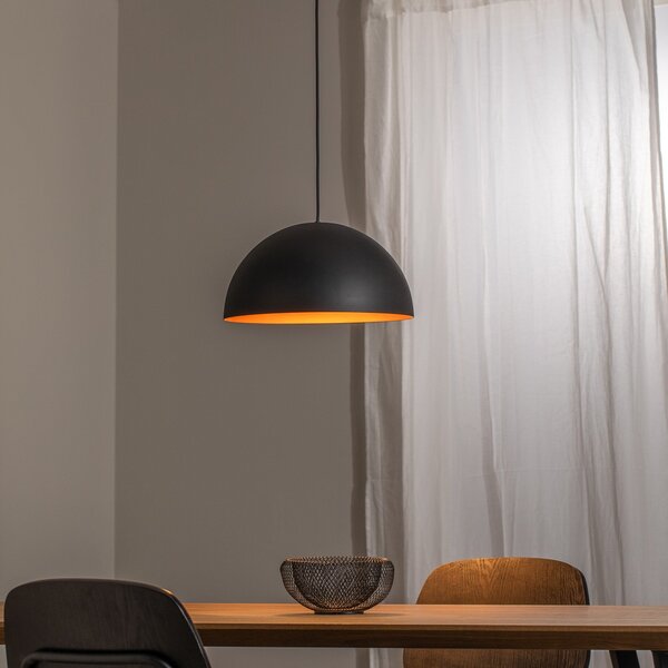 BEGA LED висящо осветление Studio Line 50993, черно/мед, Ø 35 cm, Затъмняване, Черен, Дневна/трапезария, Алуминий