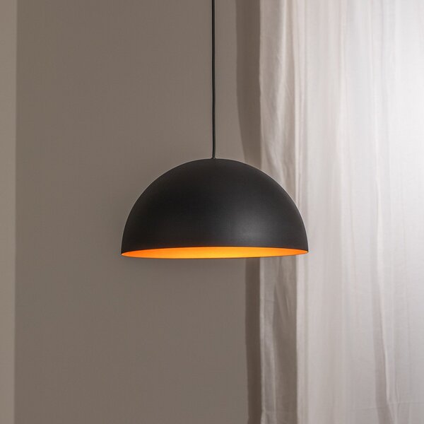 BEGA LED висящо осветление Studio Line 50993, черно/мед, Ø 35 cm, Затъмняване, Черен, Дневна/трапезария, Алуминий