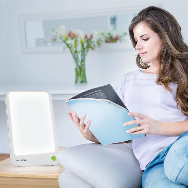 Klarstein Summershine Slim, бяла, пълен спектър светлина, дневна светлина, LED, 10 000 лукса