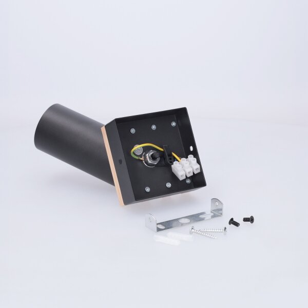 Brilagi - Точково осветително тяло SELE WOOD 1xGU10/30W/230V черно/дърво