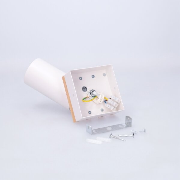 Brilagi - Точково осветително тяло SELE WOOD 1xGU10/30W/230V бяло/дърво