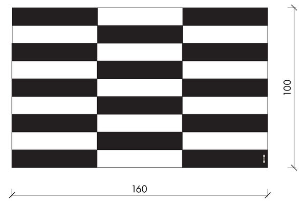 Жълта памучна плажна кърпа 100x160 cm Su – noo.ma