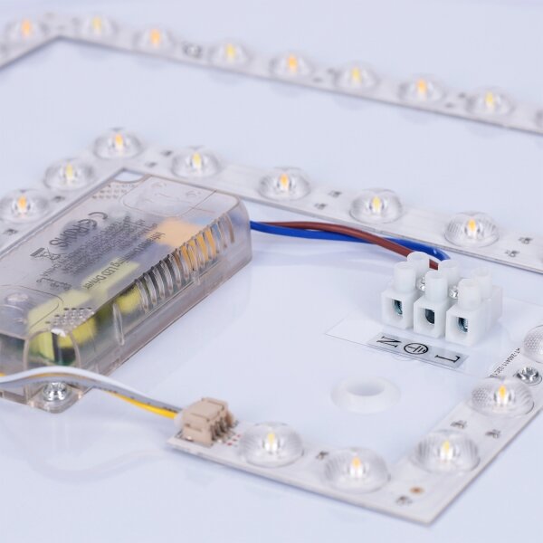 BRILAGI-LED Димируема таванна лампа LUCIA LED/60W/230V Ø 59 см червена+ДУ