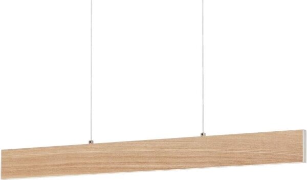 Eglo 39344 - LED полилей на кабел CLIMENE LED/17W/230V + LED/4,2W дъб