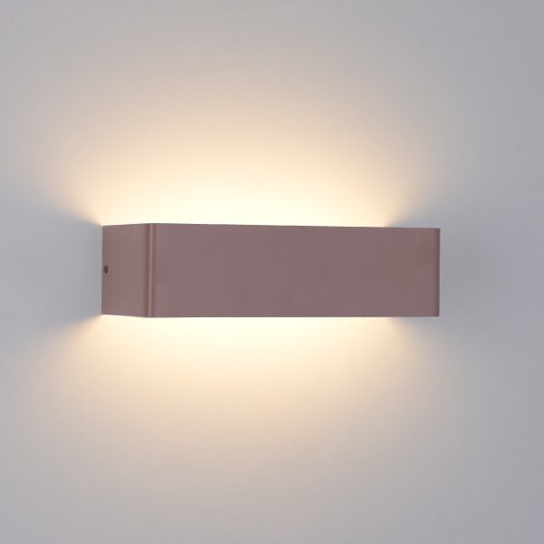 Brilagi - LED Външно стенно осветително тяло DONNANI LED/12W/230V кафяво IP44