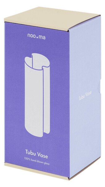 Стъклена ръчна изработка ваза (височина 24 cm) Tubu – noo.ma