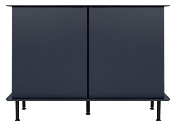 Тъмносин скрин с отвор за кабели 120x88x50 cm Suumo – noo.ma