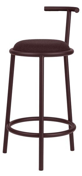 Бордо метален бар стол (височина на седалката 68 cm) Hogo – noo.ma
