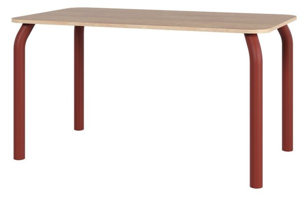 Трапезна маса с дъбов плот 80x140 cm Meko – noo.ma