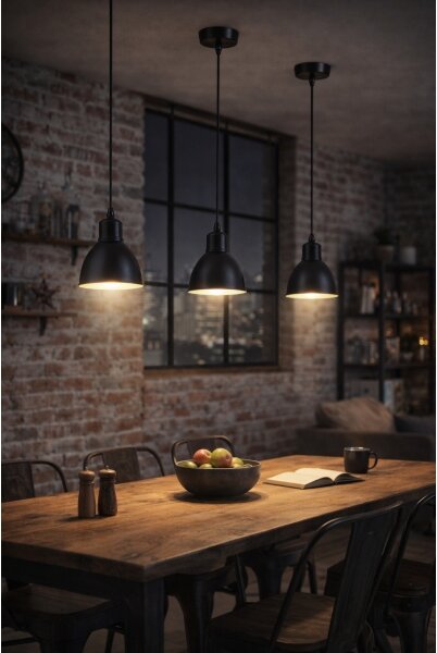 Brilagi - LED полилей на кабел RIDDY 1xE27/60W/230V черен