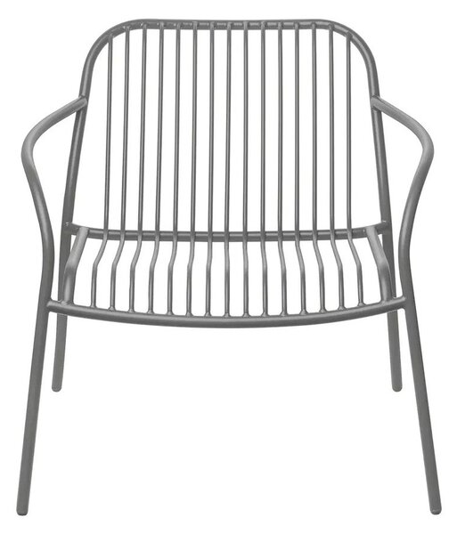 Сив градински стол метален Yua Wire – Blomus