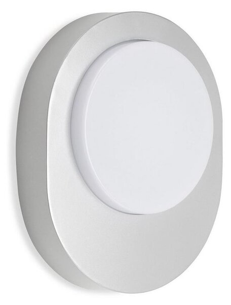 Telefunken 312004TF - LED Екстериорен аплик LED/8W/230V IP44 сребрист