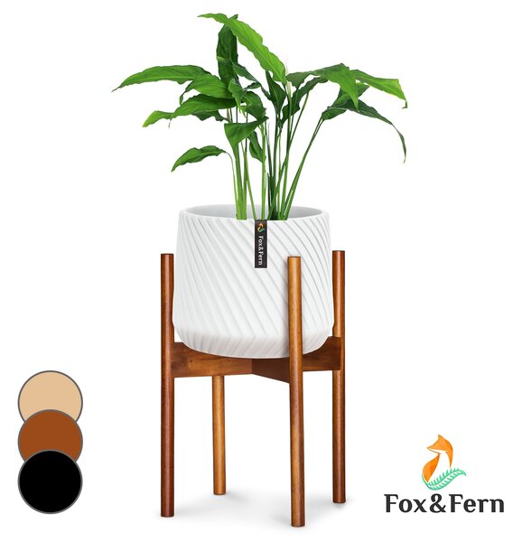 Fox & Fern Zeist, стойки за цветя, 2 височини, комбиниращи, слагат се една в друга дизайн, природни