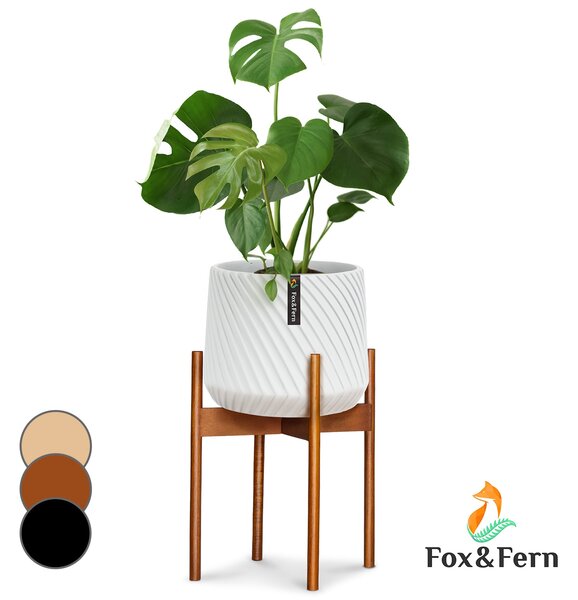 Fox & Fern Zeist, стойки за цветя, 2 височини, комбиниращи, слагат се една в друга дизайн, природни