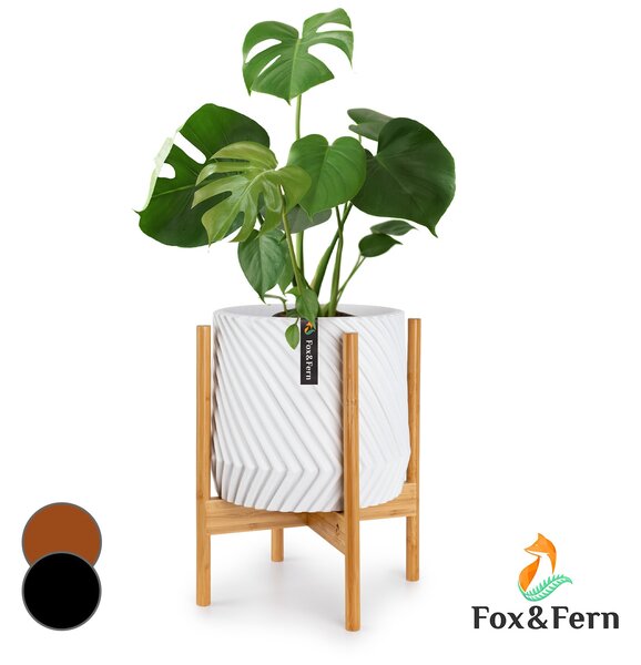 Fox & Fern Zeist, стойки за цветя, 2 височини, комбиниращи, слагат се една в друга дизайн, природни