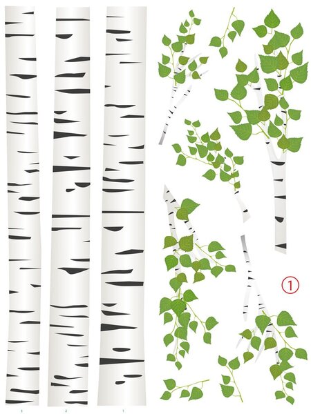 Невероятни стикери за стена Бреза 215 х 270 см