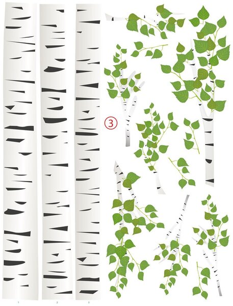 Невероятни стикери за стена Бреза 215 х 270 см