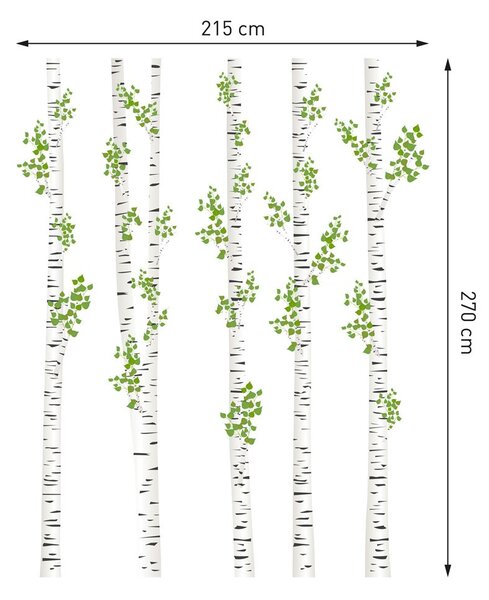 Невероятни стикери за стена Бреза 215 х 270 см