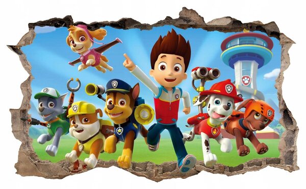 Декоративен стикер за стена Paw Patrol XL 115x75cm