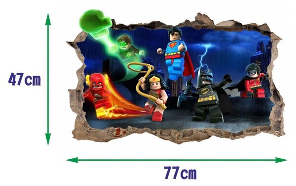 Стикер за стена Lego Batman 47x77cm