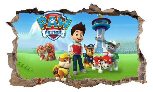 Стикер за стена Paw Patrol 47x77cm