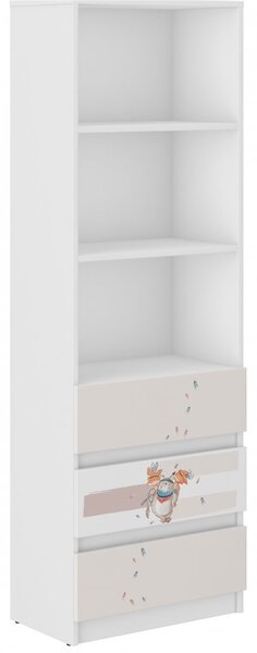 Детска етажерка за играчки с животни 180х33х60 см
