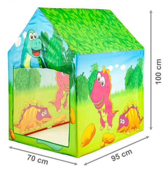 Детска палатка за игра с динозавър