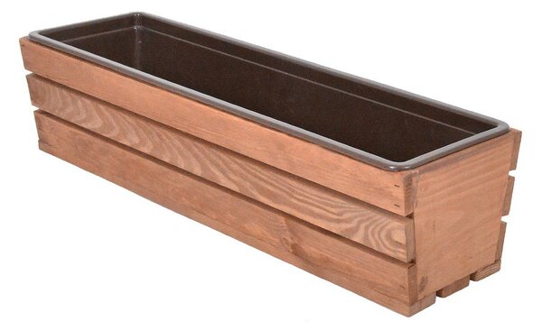 Дървена саксия за цветя 61 cm Modern – Rojaplast