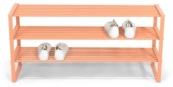 Стоманена стойка за обувки в цвят сьомга 100x48,5x29 cm Rex – Spinder Design