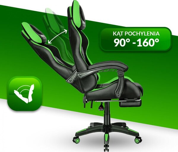 Геймърски стол HC-1039 Green