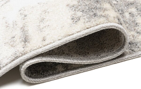 Кремав килим със сив абстрактен модел Ширина: 120 см | Дължина: 170 см