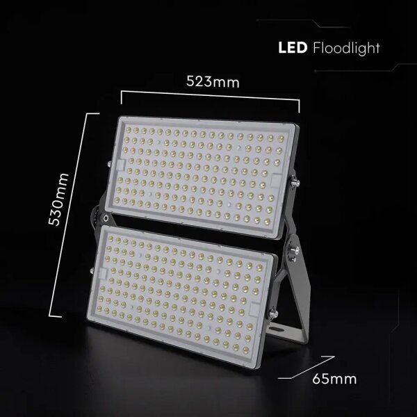 LED прожектор LED/500W/230V 6500K IP65 сив