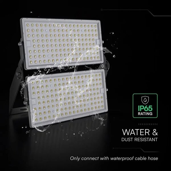 LED прожектор LED/500W/230V 6500K IP65 сив