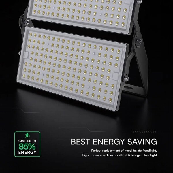 LED прожектор LED/500W/230V 4000K IP65 сив