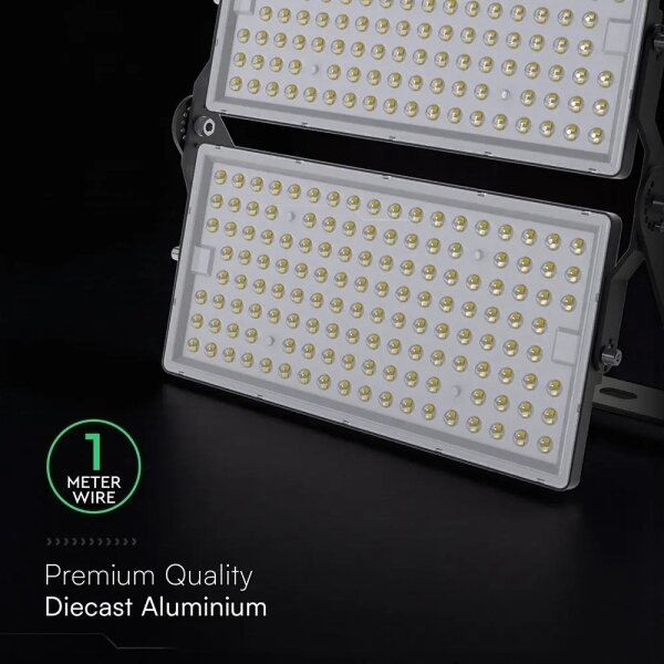 LED прожектор LED/500W/230V 4000K IP65 сив