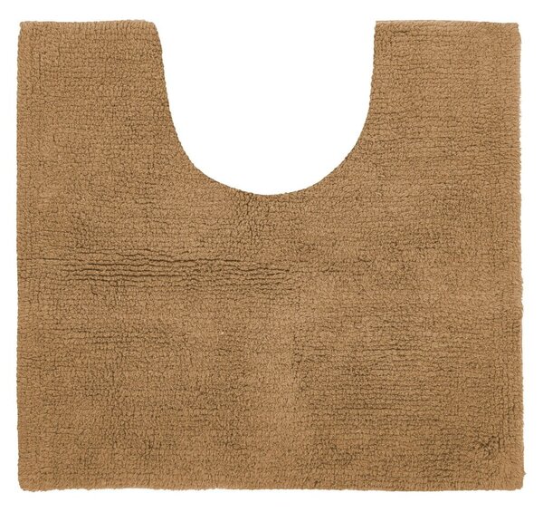 Коняк кафява постелка за баня 50x45 cm Riva - Tiseco Home Studio