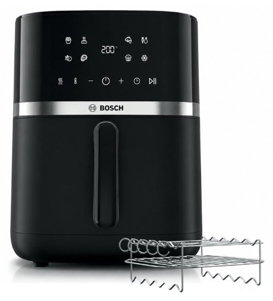 Фритюрник с горещ въздух Bosch MAF462B1, 6.1 л. вместимост, 9 програми, таймер, 2050W