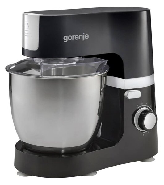 Миксер Gorenje MMC1500PS, 1500W, 8 степени на работа, импулс функция, 7 л. обем на купата, бъркалка за тесто, черен