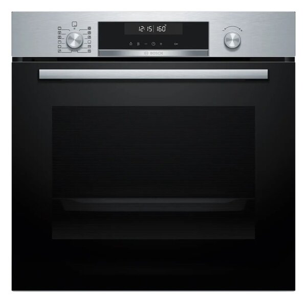 Фурна за вграждане Bosch HBG578ES3, клас A+, 71л. обем, хидролитично почистване, 3D Hotair, Air Fry функция, инокс