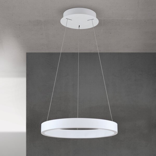 Orion - LED димируема висяща лампа на кабел KOLK LED/40W/230V 2700/3000/4000K pr. 40 cm бяла