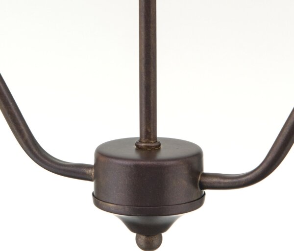Orion - Полилей с верига RULA 2xE27/40W/230V бял/бронзов