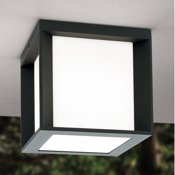 Orion - Външно осветително тяло HENRY 1xE27/15W/230V 16x16 cm IP44 антрацит