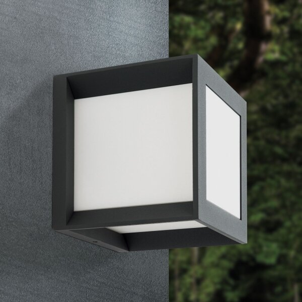 Orion - Външно осветително тяло HENRY 1xE27/15W/230V 16x16 cm IP44 антрацит