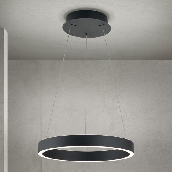 Orion - димируем LED полилей на кабел KOLK LED/40W/230V 2700/3000/4000K Ø 40 см черен