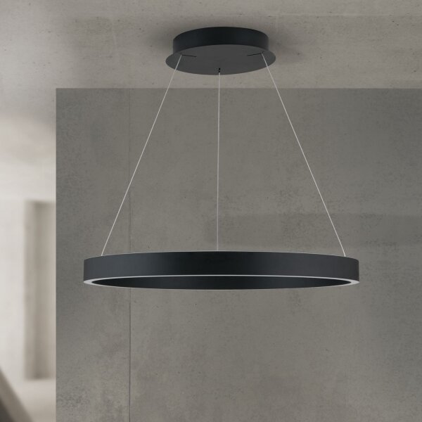 Orion- LED полилей на кабел с възможност за димиране KOLK LED/60W/230V 2700/3000/4000K Ø 60 см черен