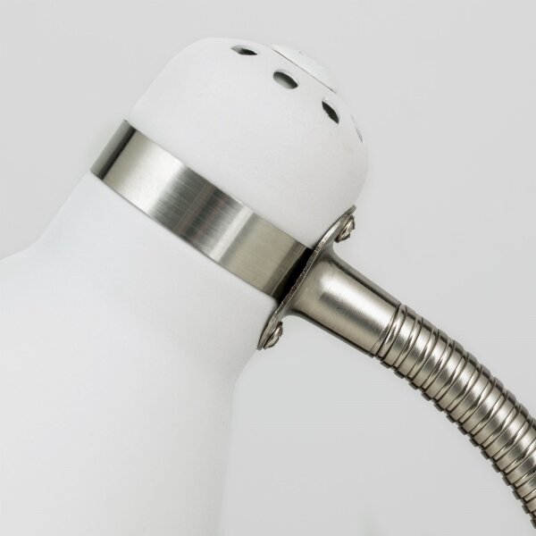 Orion - Настолна лампа SCHOOL 1xE27/40W/230V бяла/матов хром