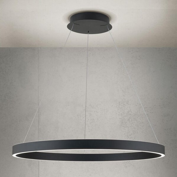 Orion- LED димируем полилей на кабел KOLK LED/80W/230V 2700/3000/4000K Ø 80 см черен
