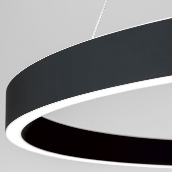 Orion- LED димируем полилей на кабел KOLK LED/80W/230V 2700/3000/4000K Ø 80 см черен