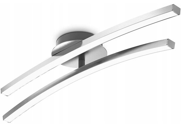 LED таванно осветително тяло 2xLED/6W/230V лъскав хром