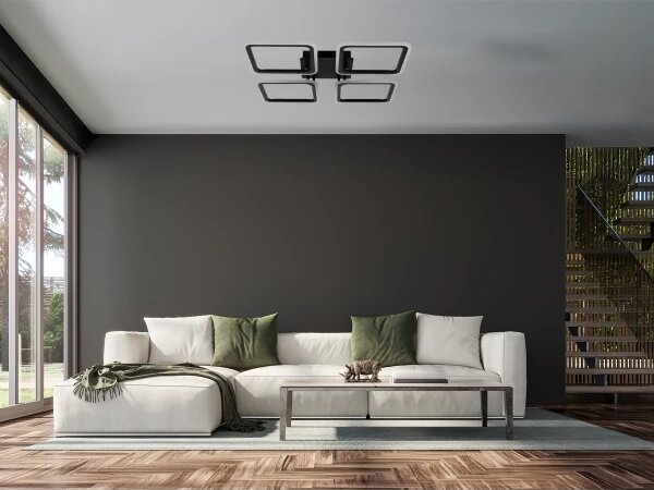 Димируемо LED таванно осветително тяло LED/95W/230V 3000-6500K + дистанционно управление